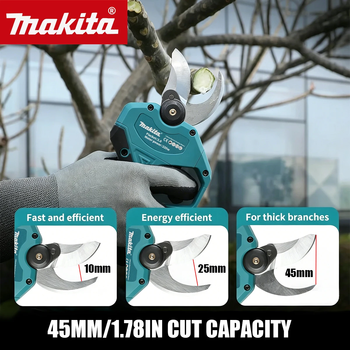 Bonsai Garden Tree - Makita 18V Brushless Cordless Pruning Shears