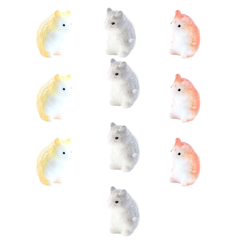Bonsai Garden Set Up - 10Pcs Resin Mice Craft Animal Shape