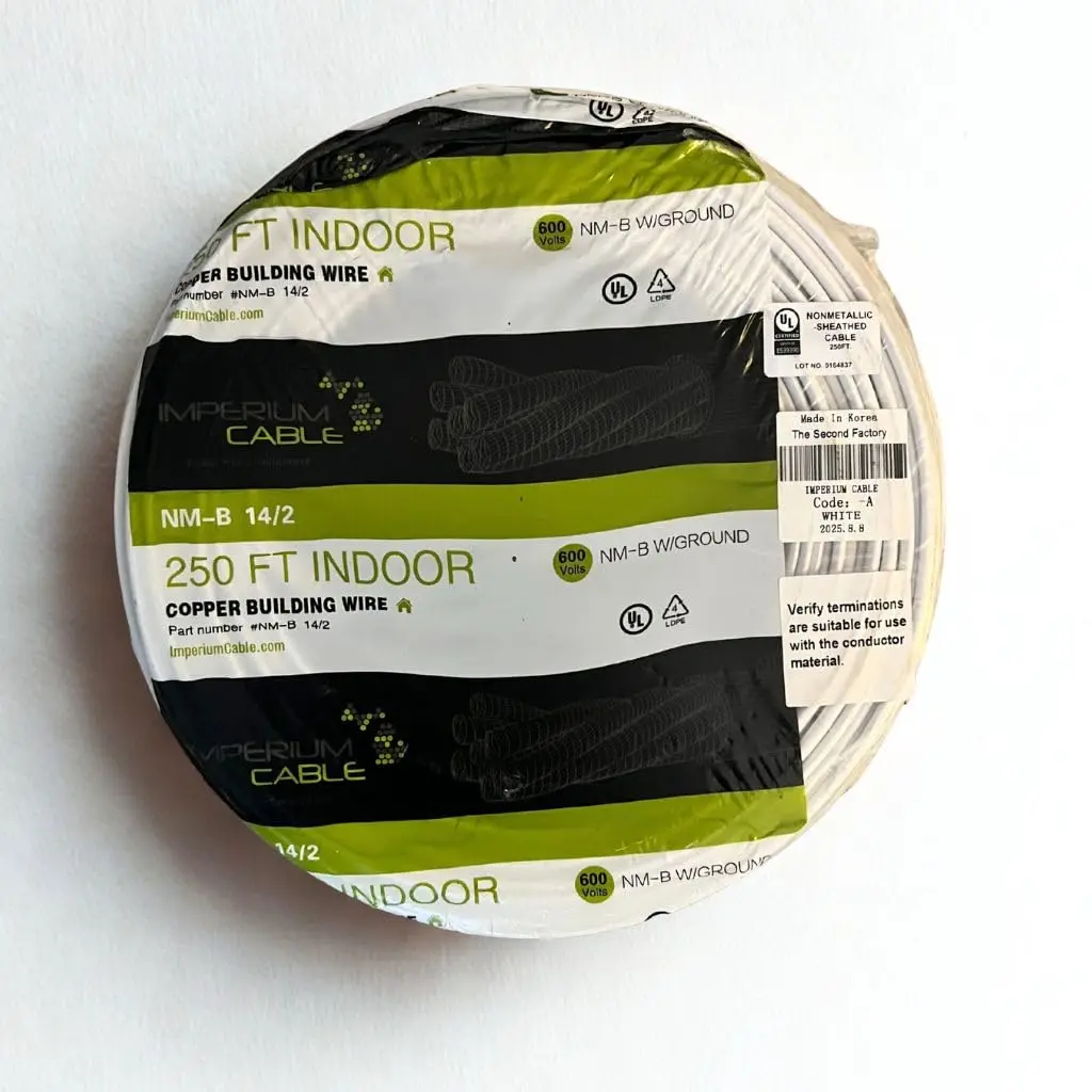 14/2 NM-B Electrical Wire – 25 - огляд і ціна Copper Wire Roll