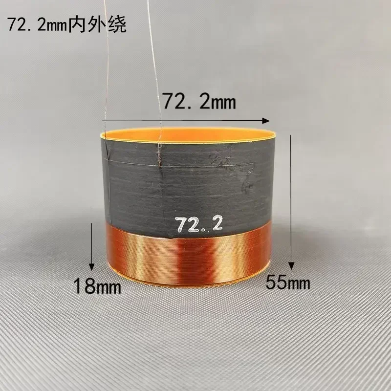 1pc 72.2/75/75.5mm Woofer Spea - огляд і ціна Copper Wire Roll