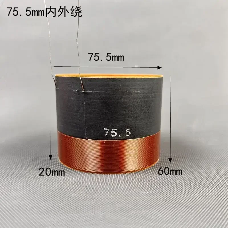 1pc 72.2/75/75.5mm Woofer Spea - огляд і ціна Copper Wire Roll