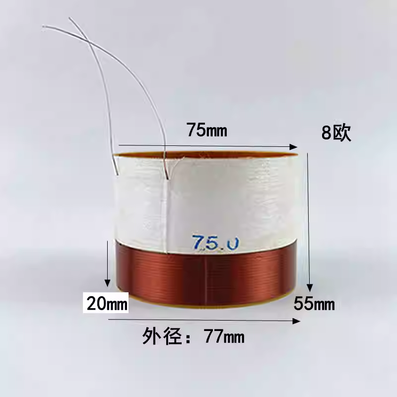 1pc 72.2/75/75.5mm Woofer Spea - огляд і ціна Copper Wire Roll