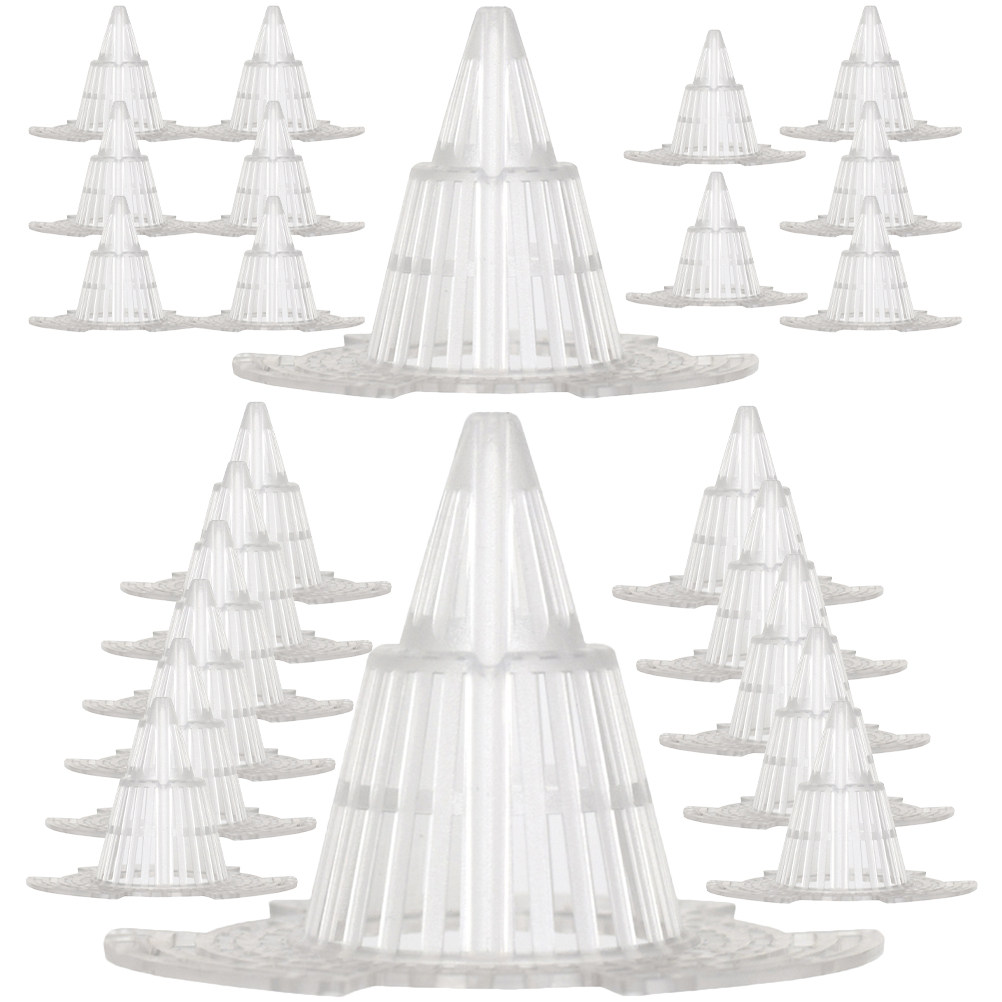 24Pcs Cone Plastic Flower Pot  - огляд і ціна Bonsai Gardening