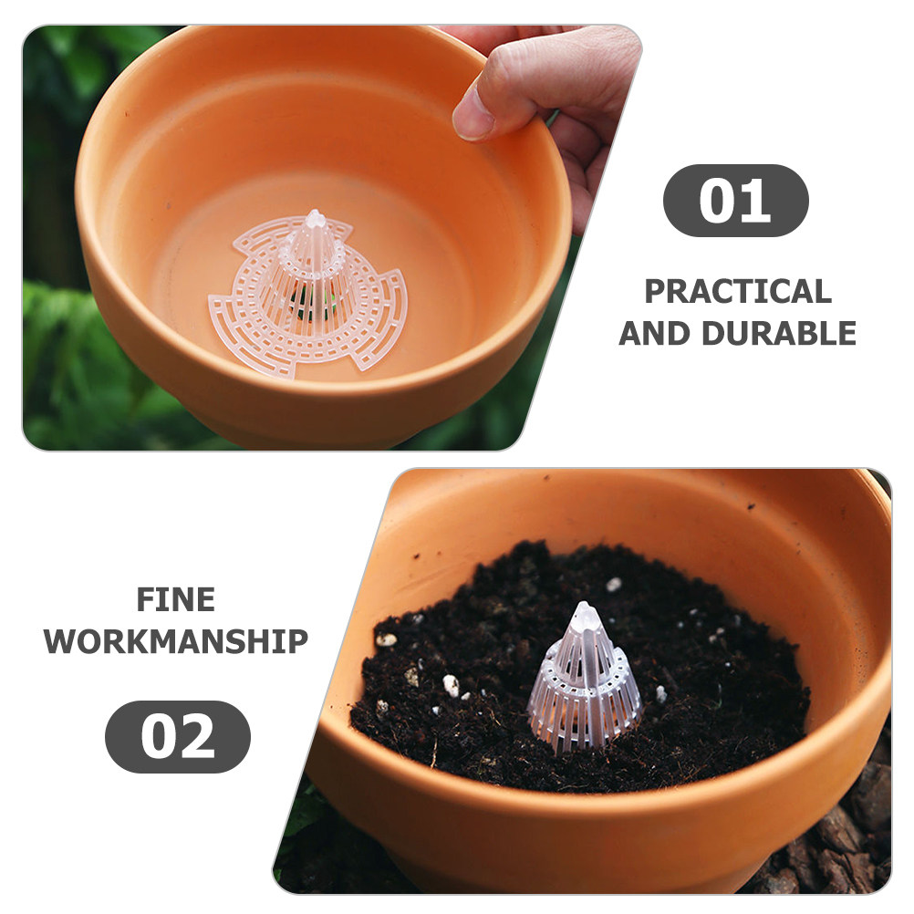 24Pcs Cone Plastic Flower Pot  - огляд і ціна Bonsai Gardening