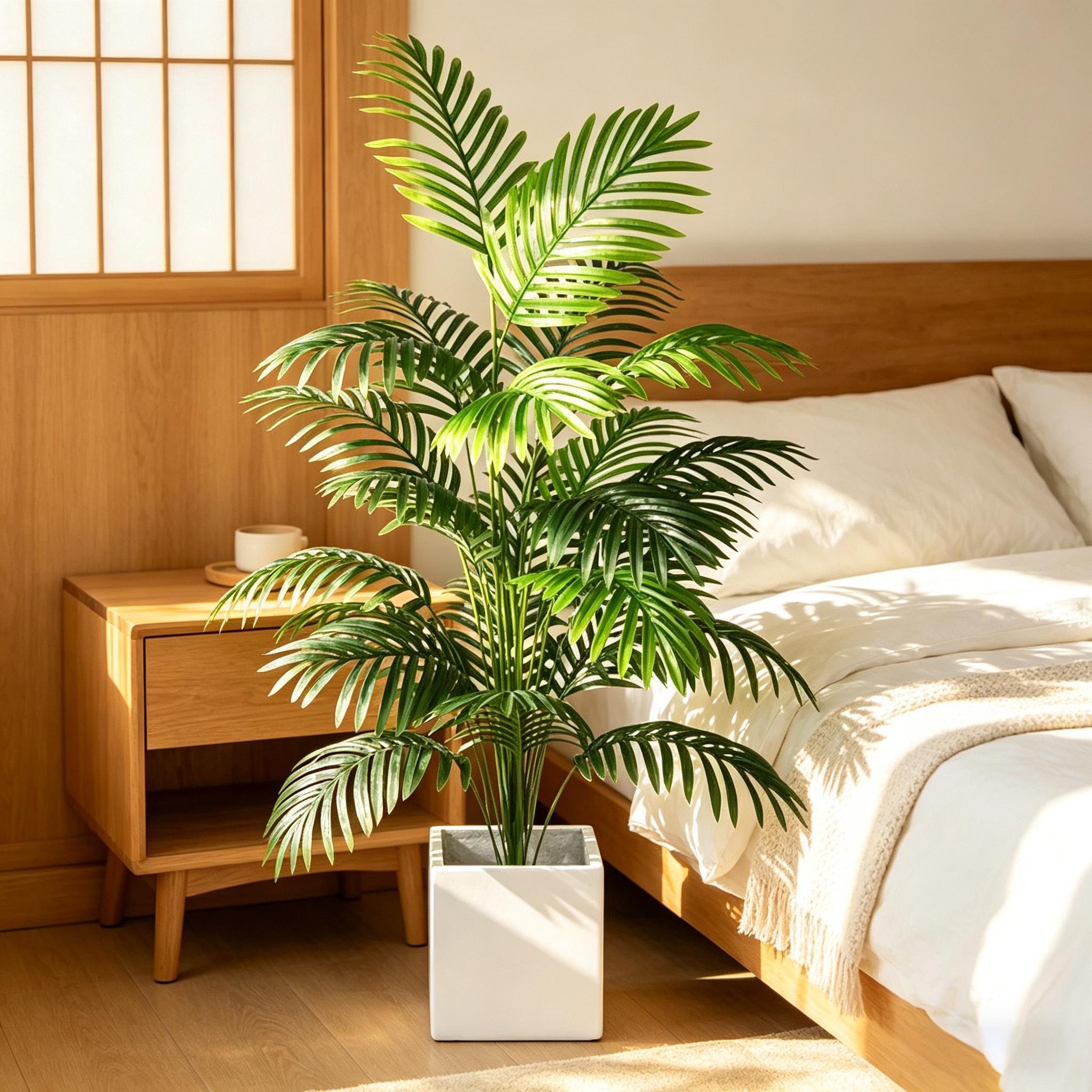Plastic Green Fake Areca Palm  - огляд і ціна Bonsai Garden Indoor