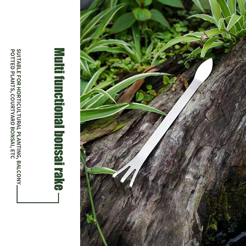 1Pc Stainless Steel Root Rake  - огляд і ціна Bonsai Garden Tree