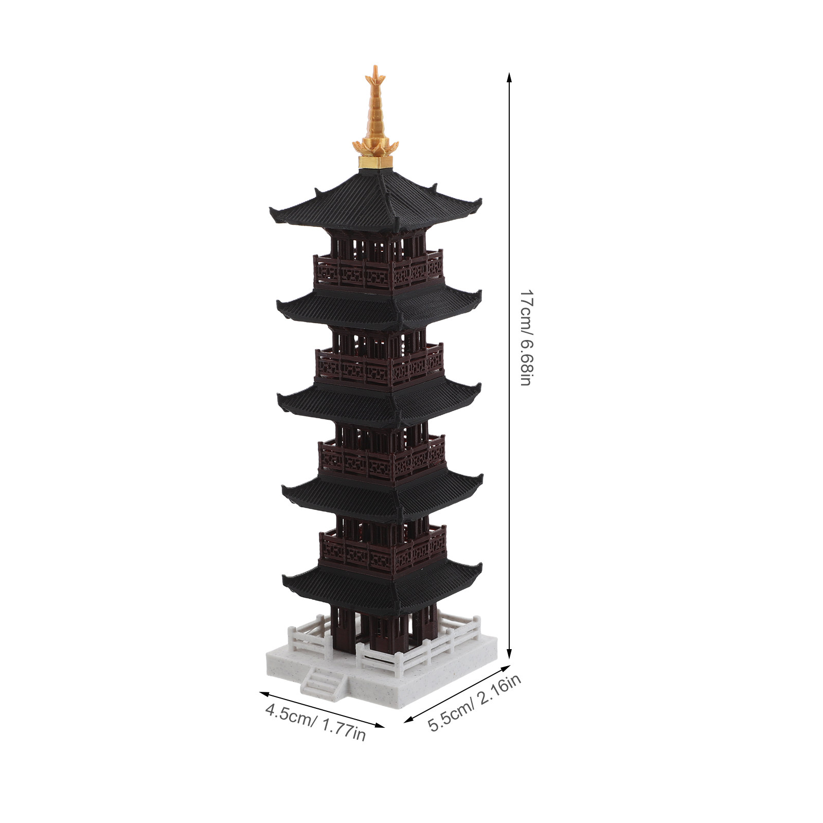 Chinese Pagoda Sculpture 5-Tie - огляд і ціна Bonsai Garden Set Up