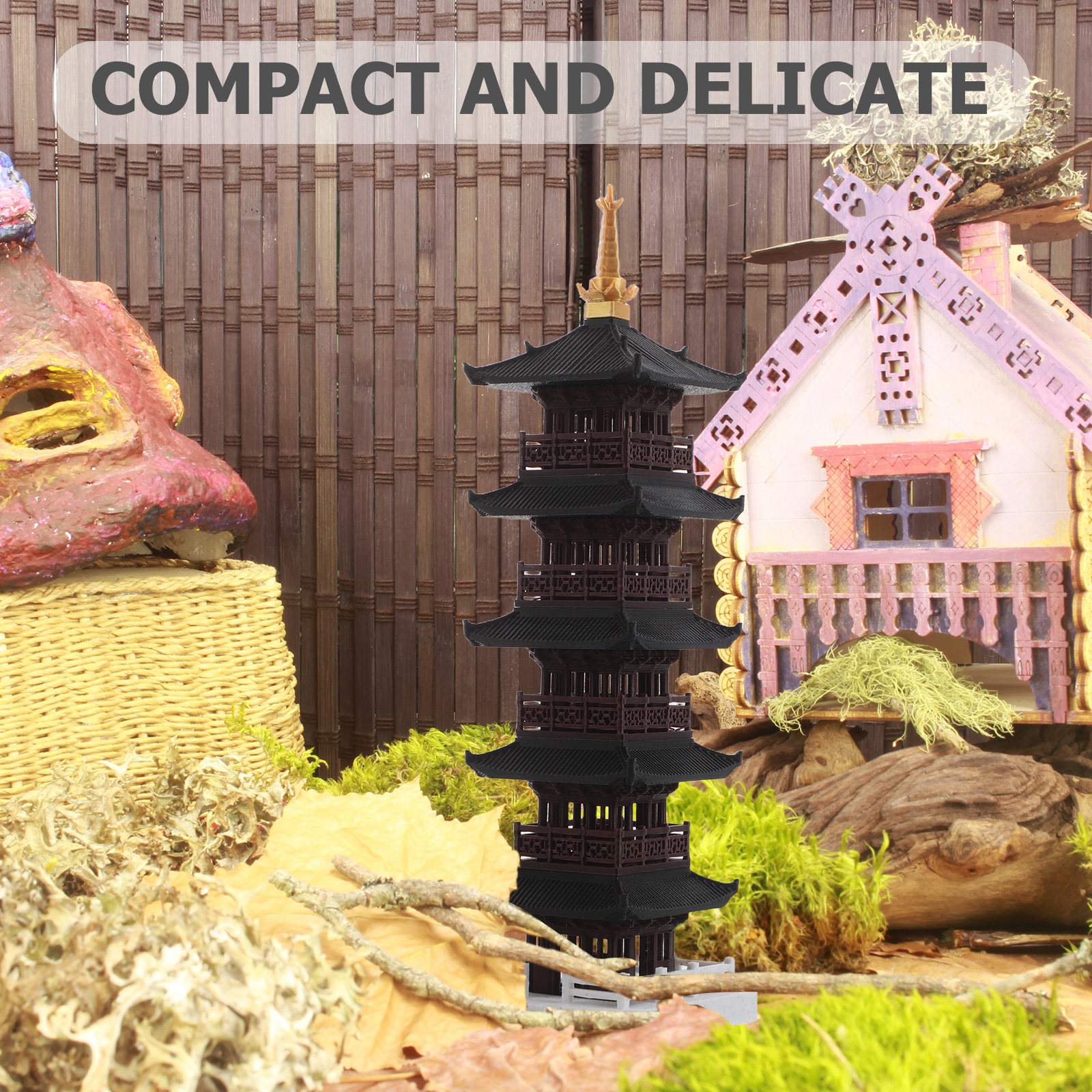 Chinese Pagoda Sculpture 5-Tie - огляд і ціна Bonsai Garden Set Up