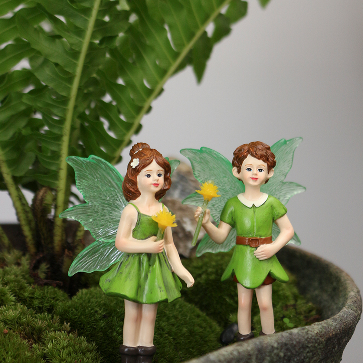 2pcs Spring Green Fluorescent  - огляд і ціна Bonsai Garden World
