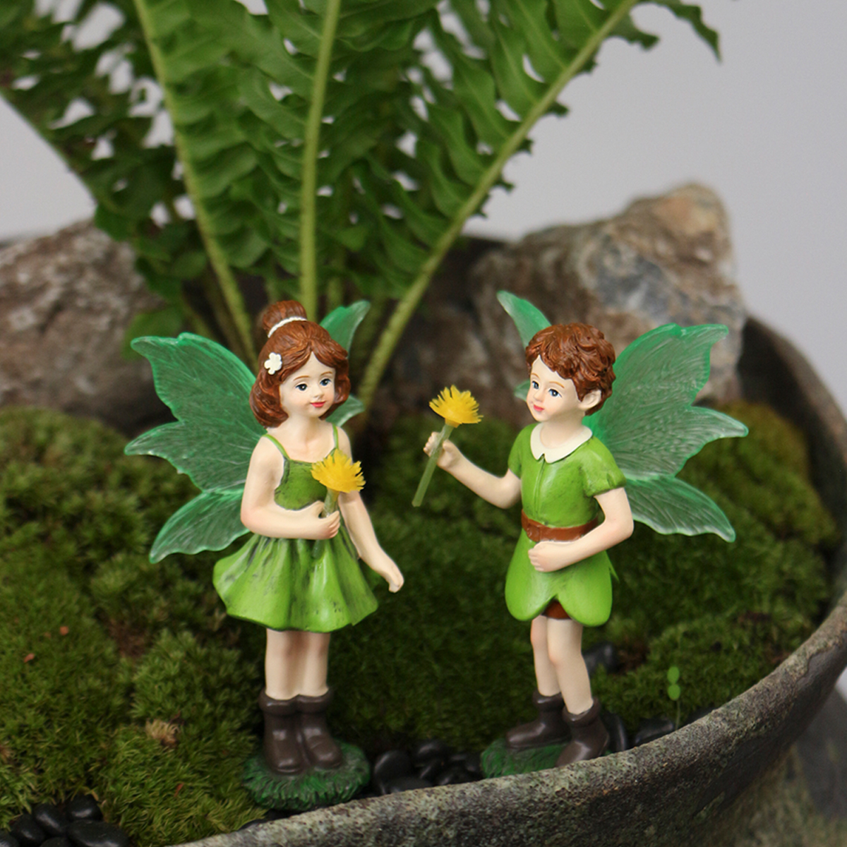 2pcs Spring Green Fluorescent  - огляд і ціна Bonsai Garden World