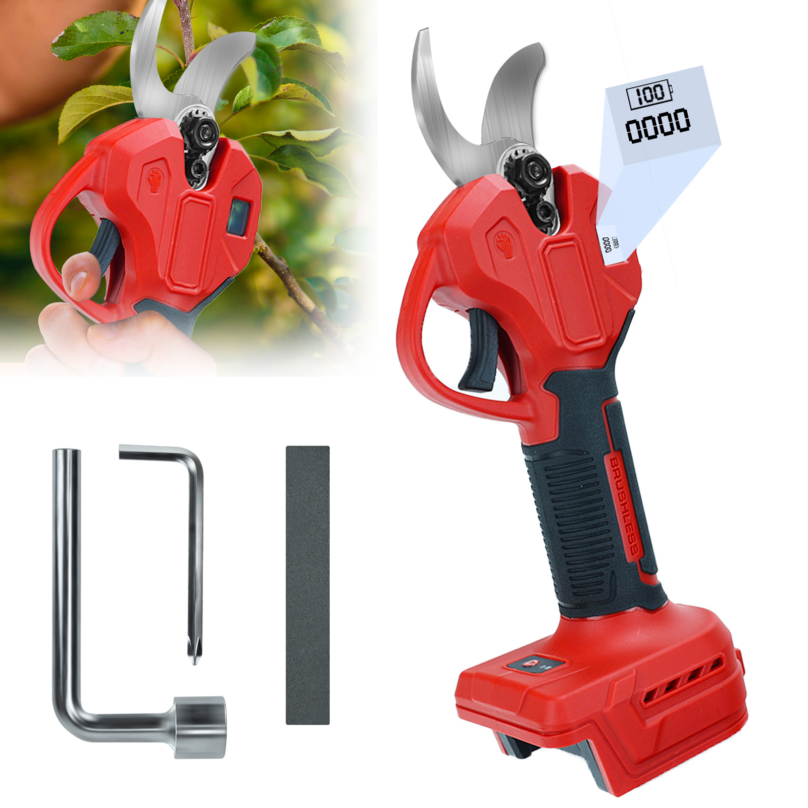 30mm Brushless Electric Prunin - огляд і ціна Bonsai Garden Tree
