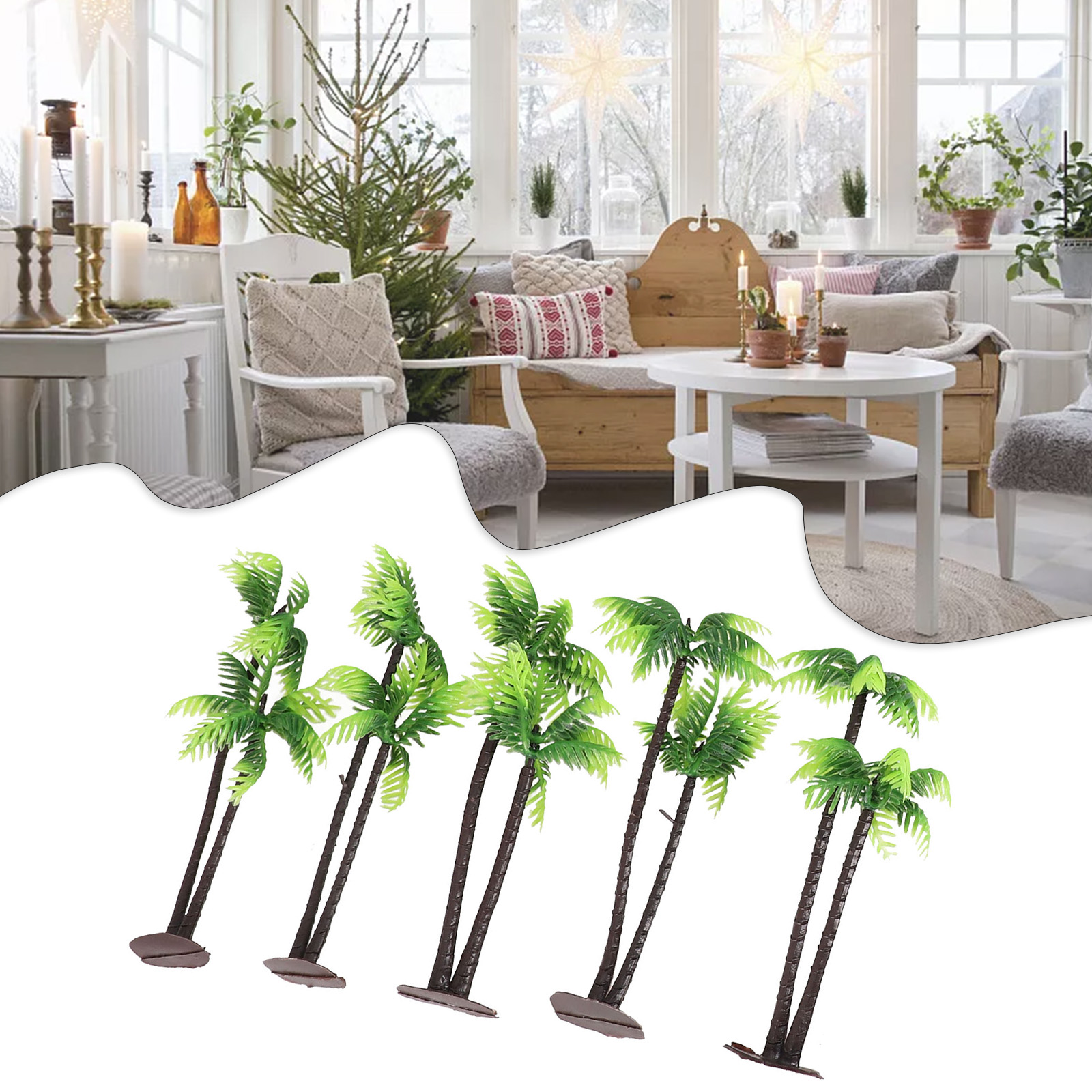 5Pcs For Mini Coconut Palm Tre - огляд і ціна Bonsai Garden Set Up