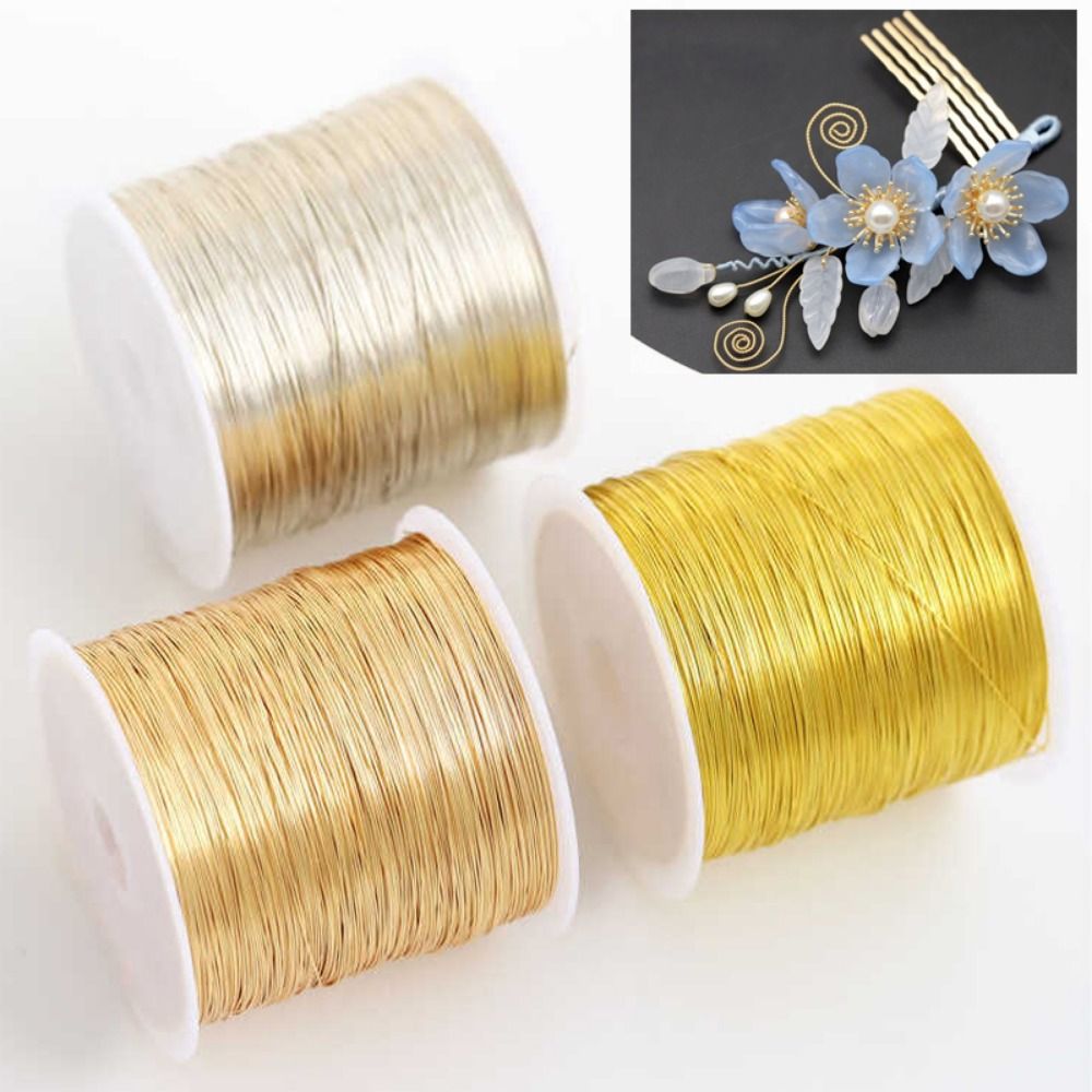100m/roll Gold Plated Color Pr - огляд і ціна Copper Wire Roll