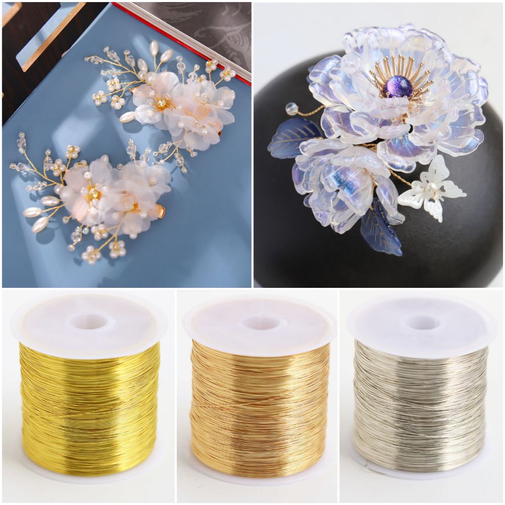 100m/roll Gold Plated Color Pr - огляд і ціна Copper Wire Roll
