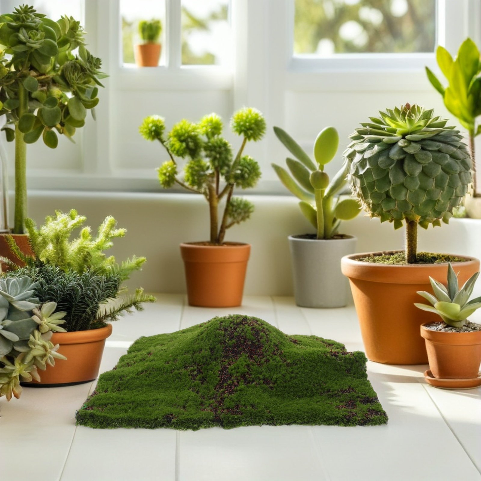 Fake Moss Grass Artificial Gre - огляд і ціна Bonsai Garden Indoor