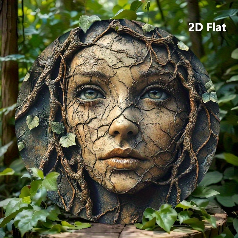 2D Flat, Vintage Aluminum Roun - огляд і ціна Bonsai Garden Tree