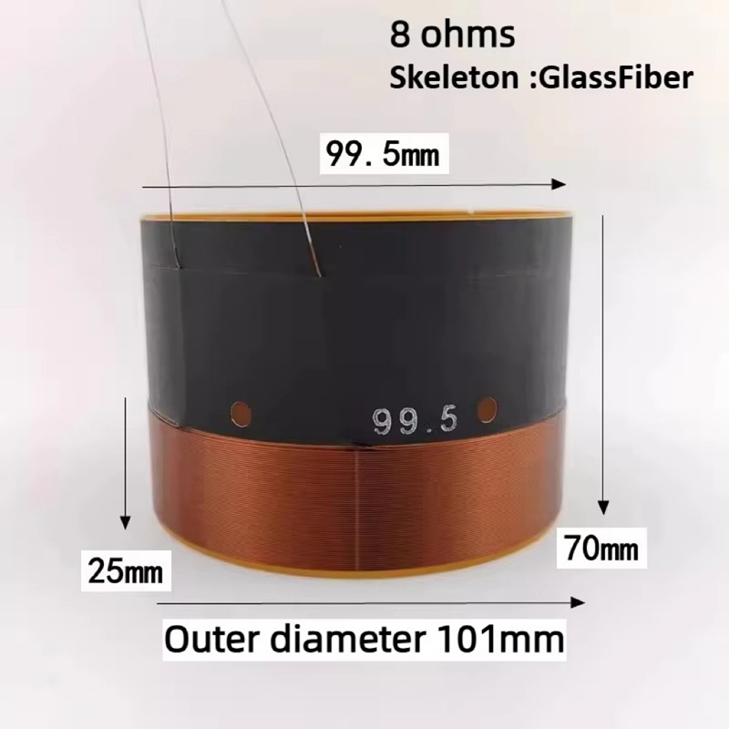 99.5mm 1PCS Speaker Woofer Voi - огляд і ціна Copper Wire Roll