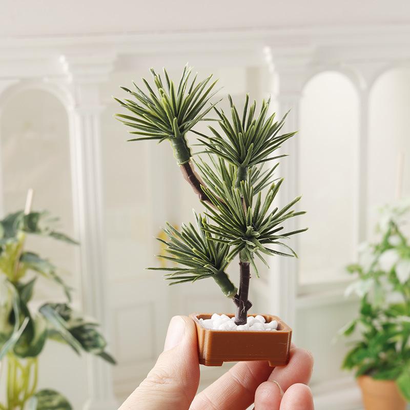 1Pcs 1/12 Dollhouse Simulation - огляд і ціна Bonsai Garden Tree