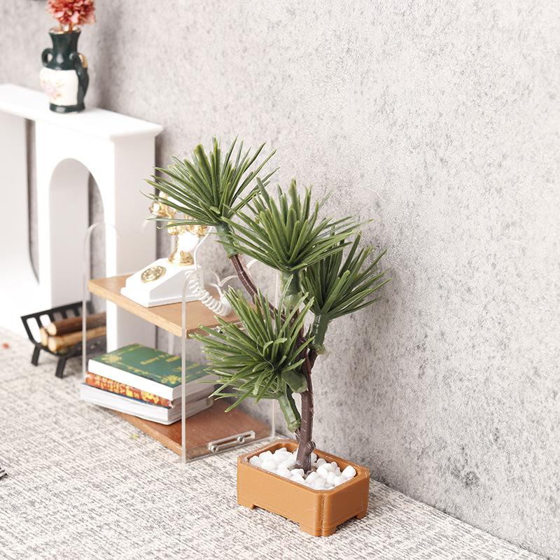 1Pcs 1/12 Dollhouse Simulation - огляд і ціна Bonsai Garden Tree