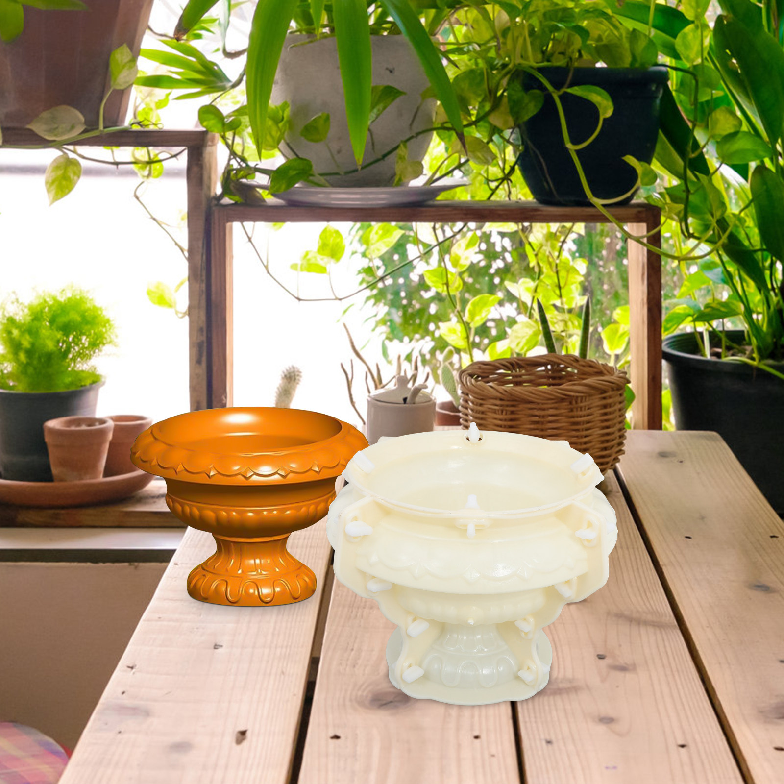 Reusable Concrete Flower Pot M - огляд і ціна Bonsai Garden Indoor