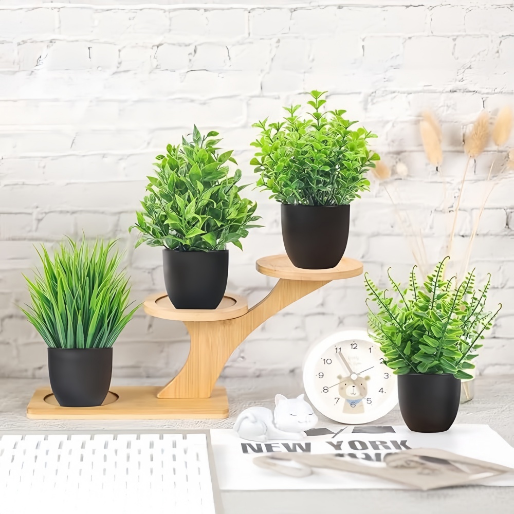 4pcs/set Mini Artificial Plant - огляд і ціна Bonsai Garden Indoor