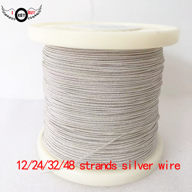 5 m/Lot 12/24/32/48 Strand Sil - огляд і ціна Copper Wire Roll