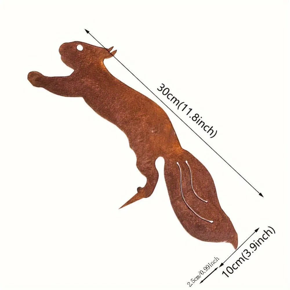 1pc Rustic Squirrel Metal Tree - огляд і ціна Bonsai Garden Tree