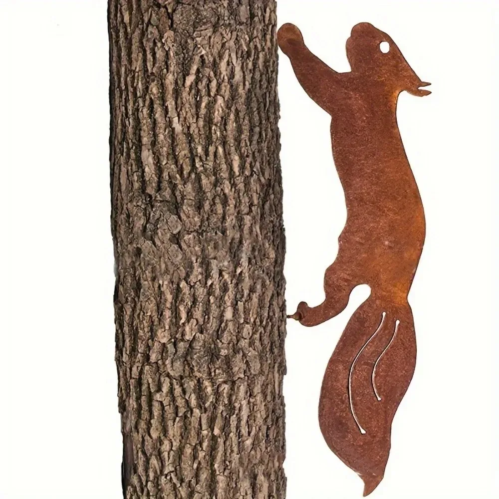 1pc Rustic Squirrel Metal Tree - огляд і ціна Bonsai Garden Tree